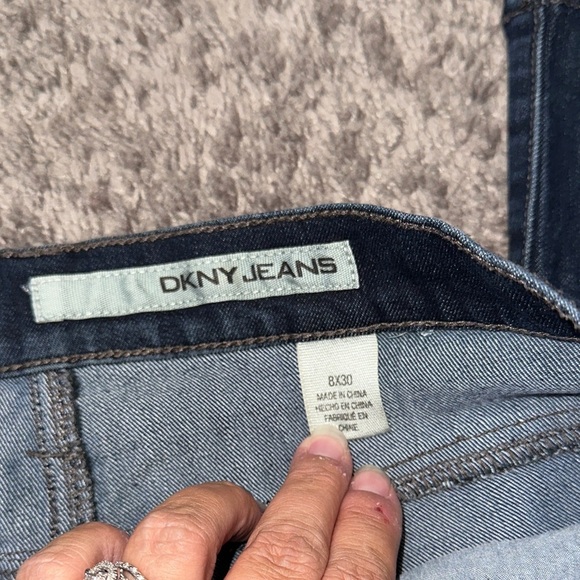 DKNY Indigo Women's Straight Leg Jeans - Picture 3 of 4
